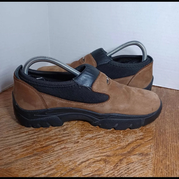 Roper Casual Shoes Men’s Size 10 Leather Performance Brown Slip On - Picture 4 of 12